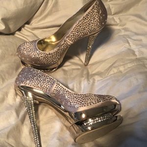 Bejeweled pumps